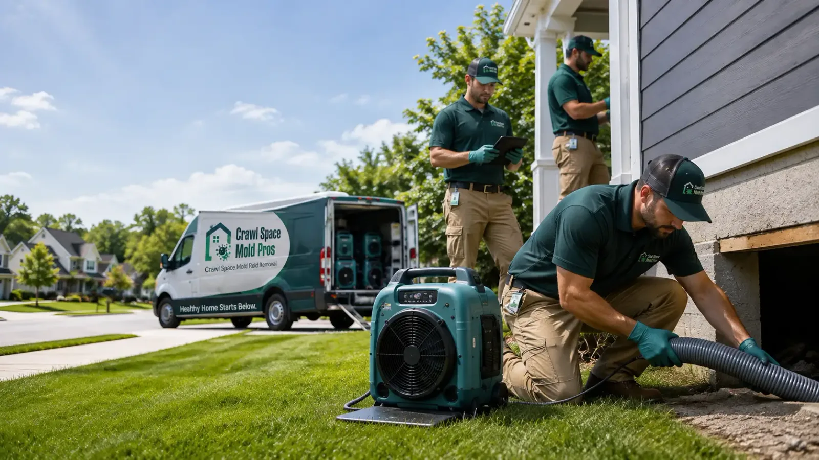 Crawl Space Mold Removal in Barrington, RI